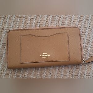 Coach Tan Leather Wallet
